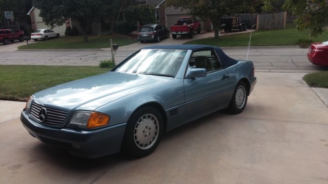1992 White Mercedes-Benz SL-Class Convertible