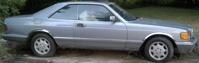 1983 Gray Mercedes-Benz 500-Series Coupe