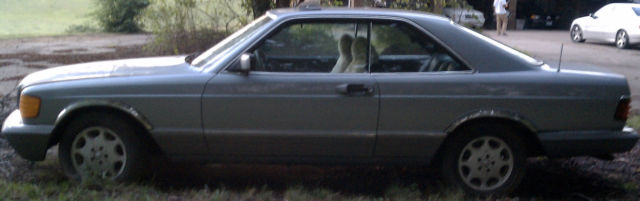 1983 Gray Mercedes-Benz 500-Series Coupe