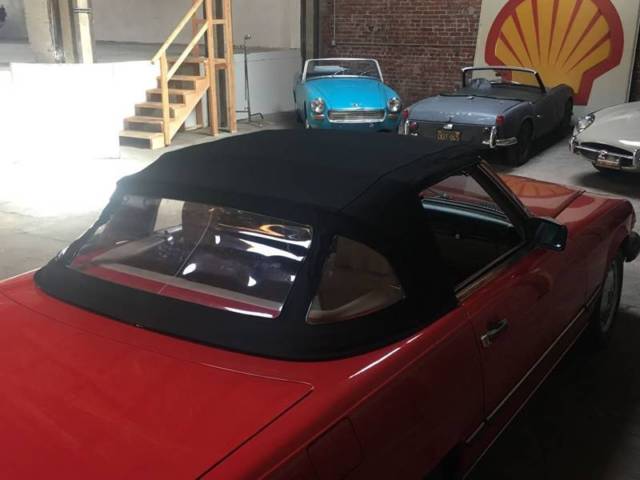 1989 Signal Red Mercedes-Benz SL-Class Convertible