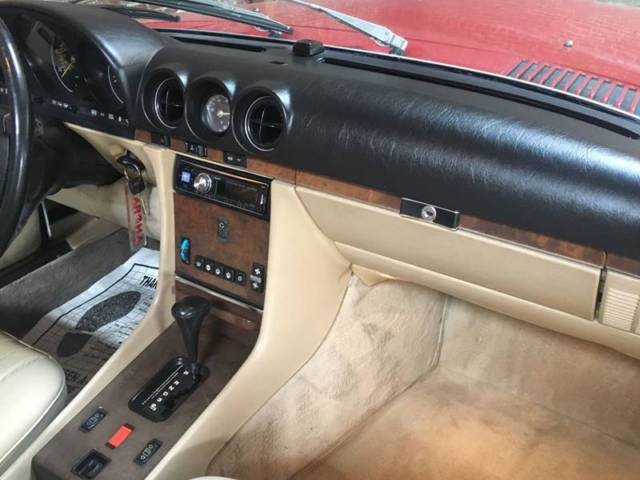 1989 Signal Red Mercedes-Benz SL-Class Convertible