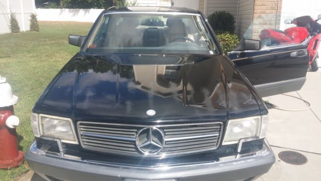 1990 Black Mercedes-Benz S-Class Coupe