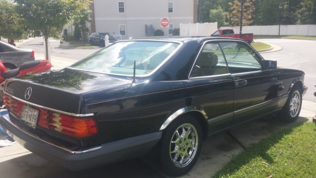 1990 Black Mercedes-Benz S-Class Coupe