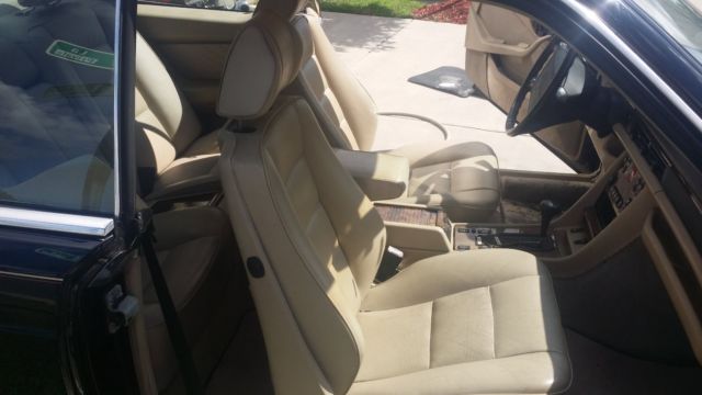 1990 Black Mercedes-Benz S-Class Coupe