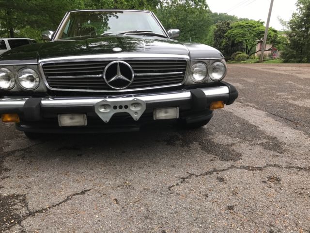 1988 Black Mercedes-Benz SL-Class Convertible