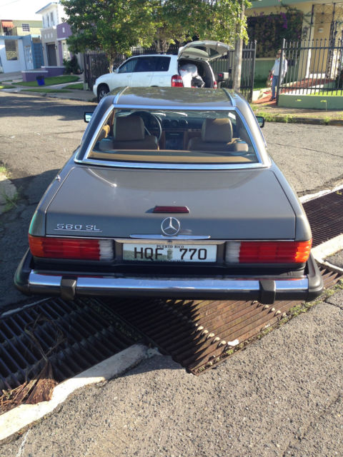 1989 Gray Mercedes-Benz SL-Class Convertible