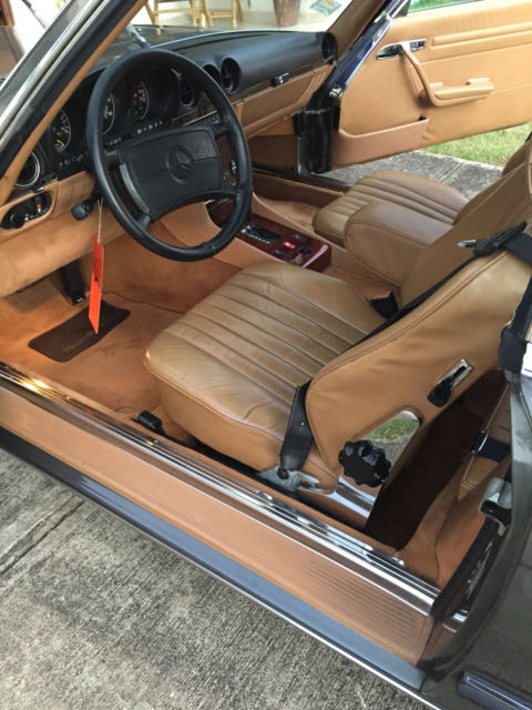 1989 Gray Mercedes-Benz SL-Class Convertible