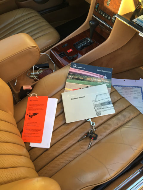 1989 Gray Mercedes-Benz SL-Class Convertible