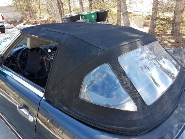 1988 Dark Gray Charcoal Metalic Mercedes-Benz SL-Class Convertible