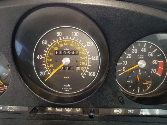 1988 Dark Gray Charcoal Metalic Mercedes-Benz SL-Class Convertible