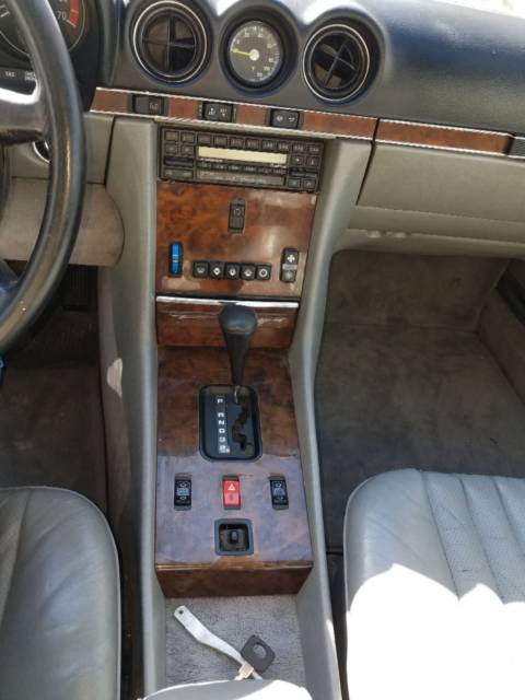 1988 Dark Gray Charcoal Metalic Mercedes-Benz SL-Class Convertible