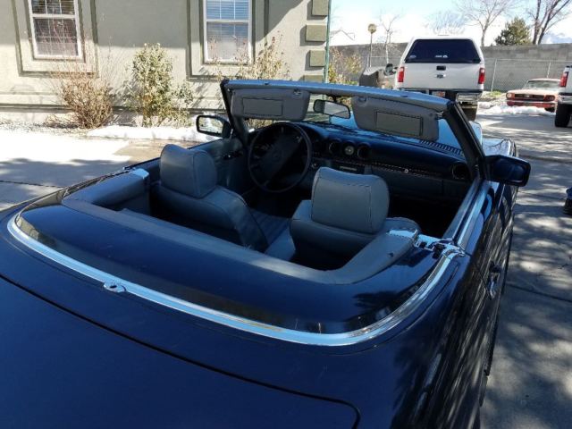 1988 Dark Gray Charcoal Metalic Mercedes-Benz SL-Class Convertible