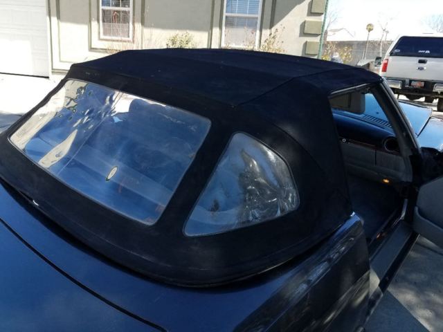 1988 Dark Gray Charcoal Metalic Mercedes-Benz SL-Class Convertible