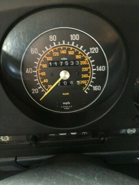 1987 Red Mercedes-Benz SL-Class Convertible