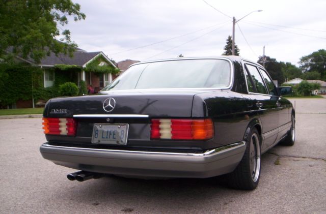 1988 199 Blauschwarz Mercedes-Benz S-Class Sedan