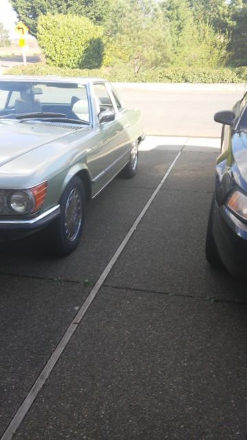 1976 Green Mercedes-Benz SL-Class Convertible