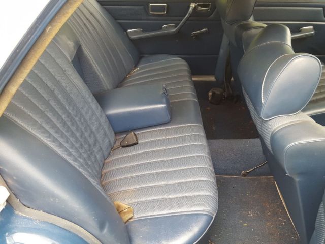 1973 Blue Mercedes-Benz 200-Series Sedan