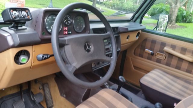 1990 Black Mercedes-Benz G-Class Convertible