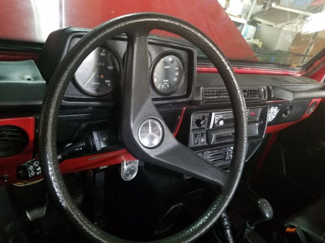 1980 Red Mercedes-Benz G-Class Convertible