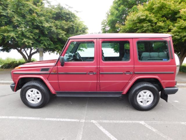 1992 Red Mercedes-Benz G-Class SUV