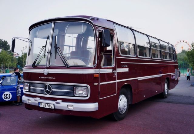 1973 Burgundy Mercedes-Benz O302 Coach