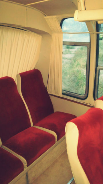 1973 Burgundy Mercedes-Benz O302 Coach