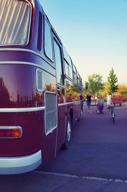 1973 Burgundy Mercedes-Benz O302 Coach