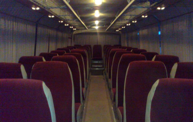 1973 Burgundy Mercedes-Benz O302 Coach