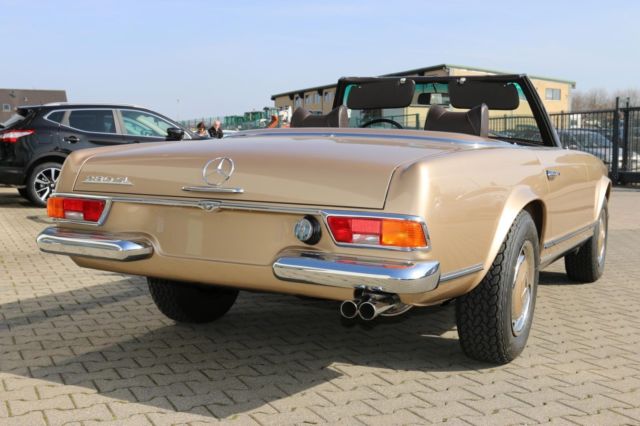 1970 Gold Mercedes-Benz SL-Class Convertible