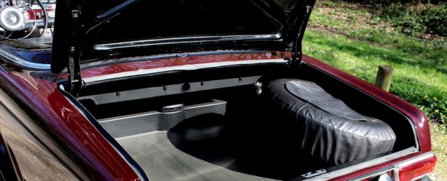 1965 Burgundy Mercedes-Benz SL-Class Convertible