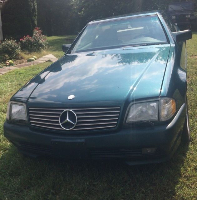 1994 Green Mercedes-Benz SL-Class Convertible