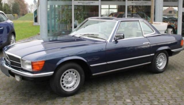 1984 Red Mercedes-Benz SL-Class Convertible