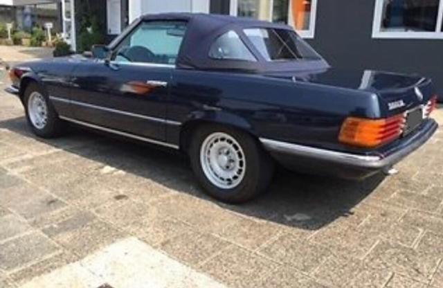 1984 Red Mercedes-Benz SL-Class Convertible