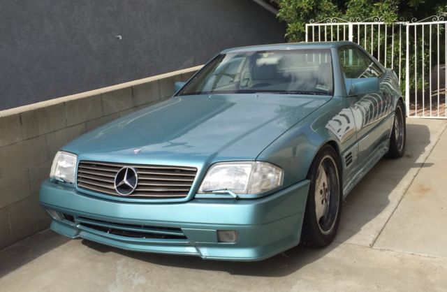 1991 Green Mercedes-Benz SL-Class Convertible AMG