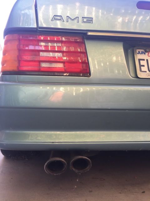 1991 Green Mercedes-Benz SL-Class Convertible AMG