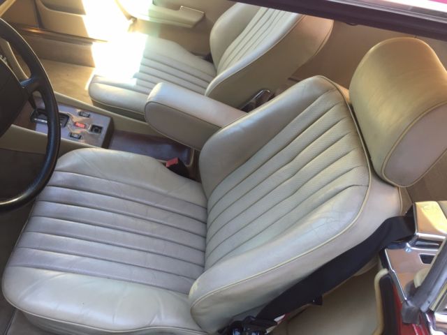 1986 Gold Mercedes-Benz SL-Class Convertible