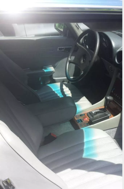 1982 Blue Mercedes-Benz SL-Class Convertible