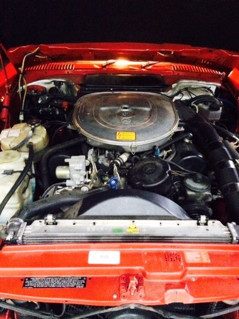 1987 Red Mercedes-Benz SL-Class Convertible