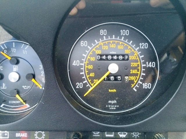 1987 Red Mercedes-Benz SL-Class Convertible