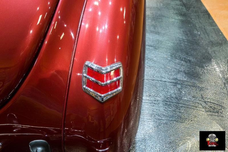 1940 Red Ford Deluxe Convertible