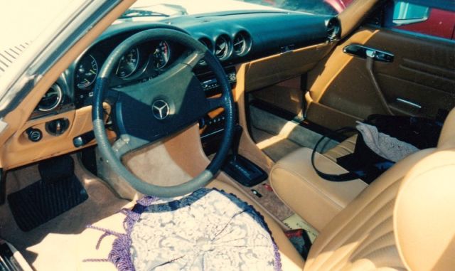 1982 White Mercedes-Benz SL-Class Convertible