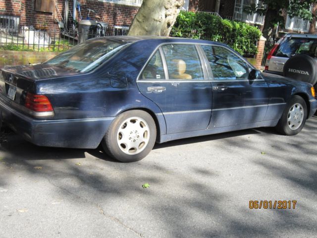 1994 Blue Mercedes-Benz S-Class Sedan