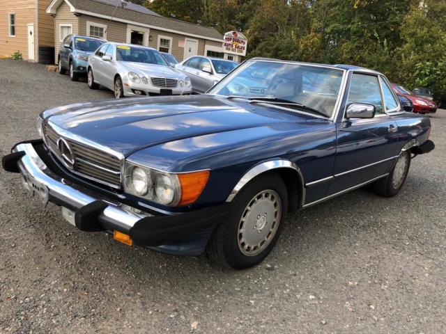 1988 Blue Mercedes-Benz SL-Class Coupe