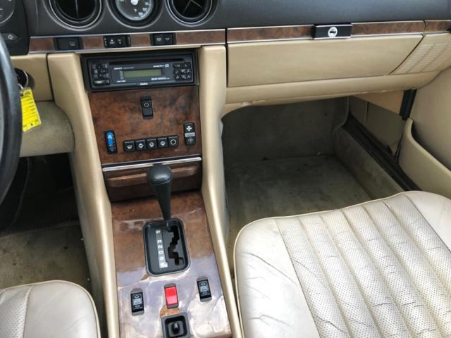 1988 Blue Mercedes-Benz SL-Class Coupe