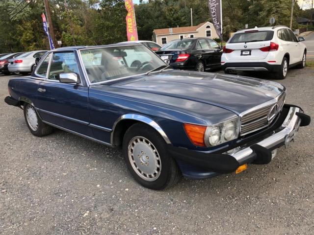 1988 Blue Mercedes-Benz SL-Class Coupe