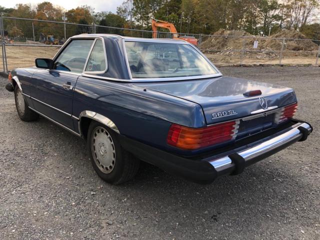 1988 Blue Mercedes-Benz SL-Class Coupe
