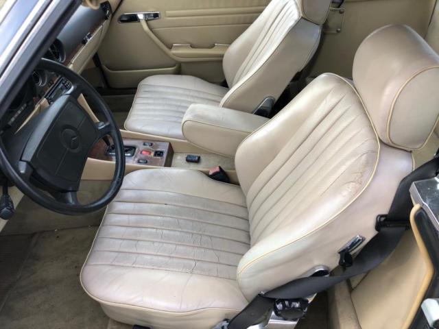 1988 Blue Mercedes-Benz SL-Class Coupe