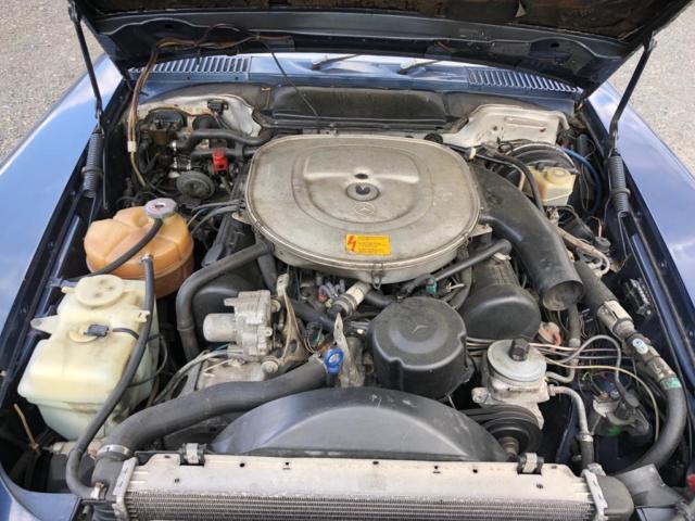 1988 Blue Mercedes-Benz SL-Class Coupe