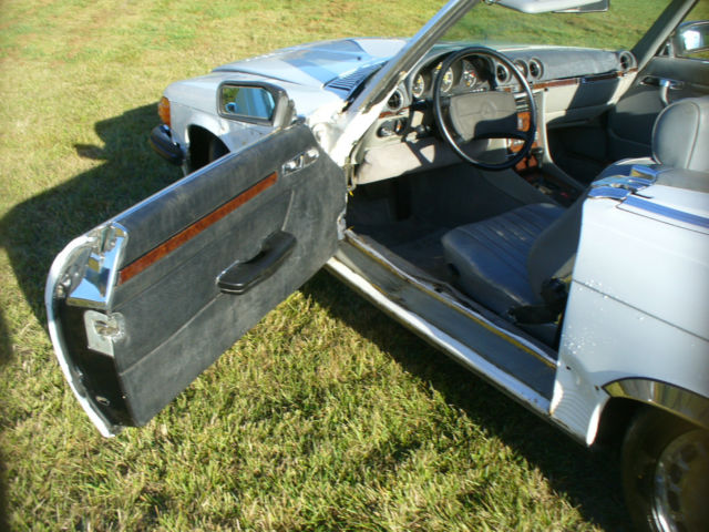 1987 White Mercedes-Benz SL-Class Convertible
