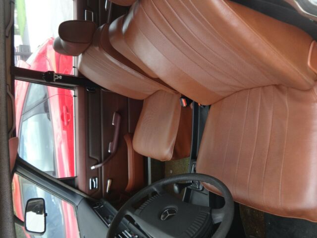 1976 White Mercedes-Benz 200-Series Sedan